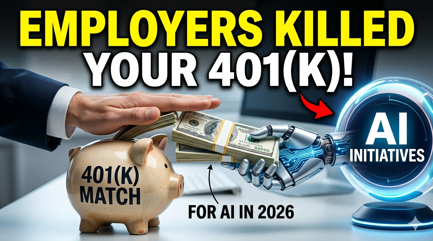 Your Employer Just Killed the 401(k) Match to Pay for AI: The 2026 Survival Plan When Free Money Disappears