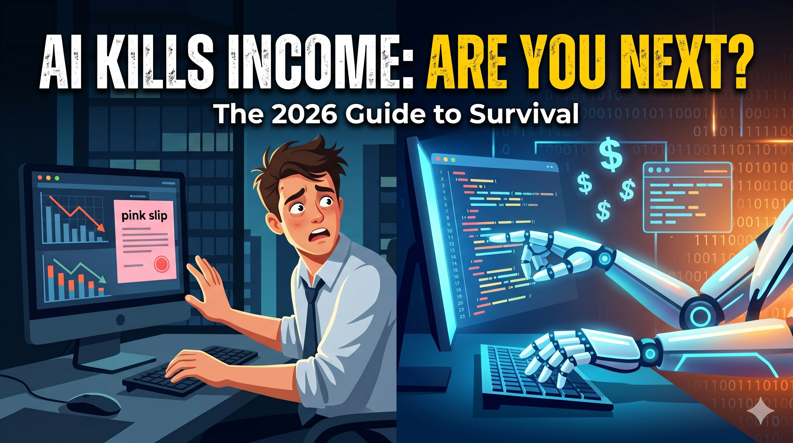 How AI Automation Is Killing Your Income — And What to Do About It