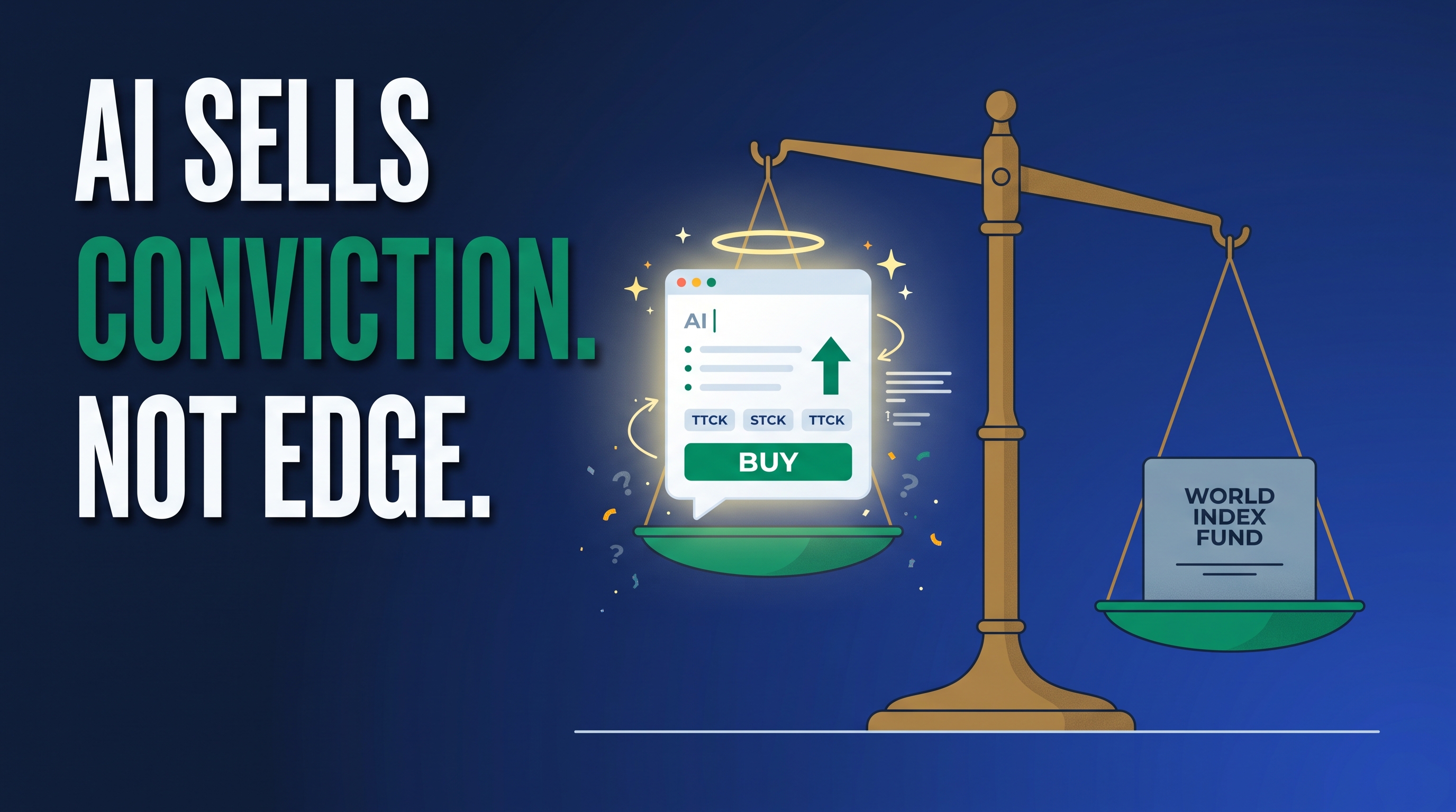 AI Investing Advice: Why ChatGPT Sells Conviction, Not Edge