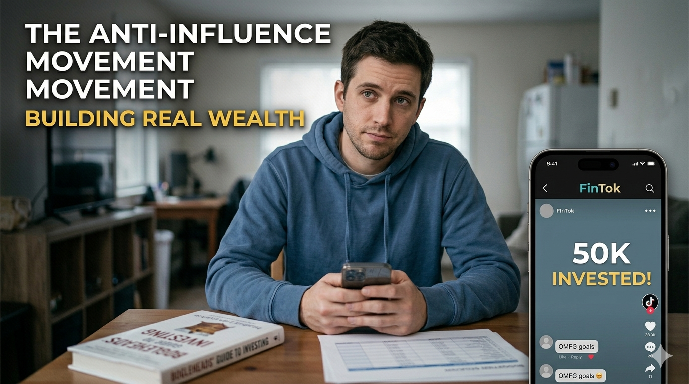 The Anti-Influence Movement: Why Smart People Are Rejecting FinTok Hype (And Building Real Wealth Instead)