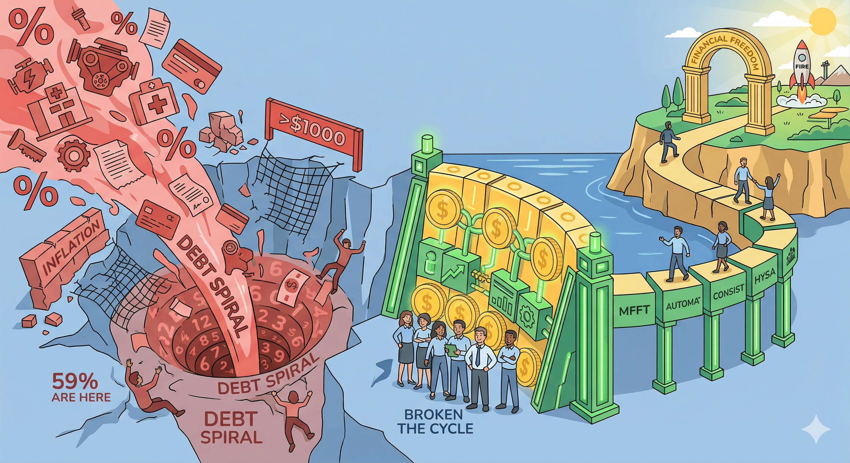 Emergency Fund 2026: Why 59% of Americans Can't Cover a $1,000 Emergency (And How to Break the Cycle)