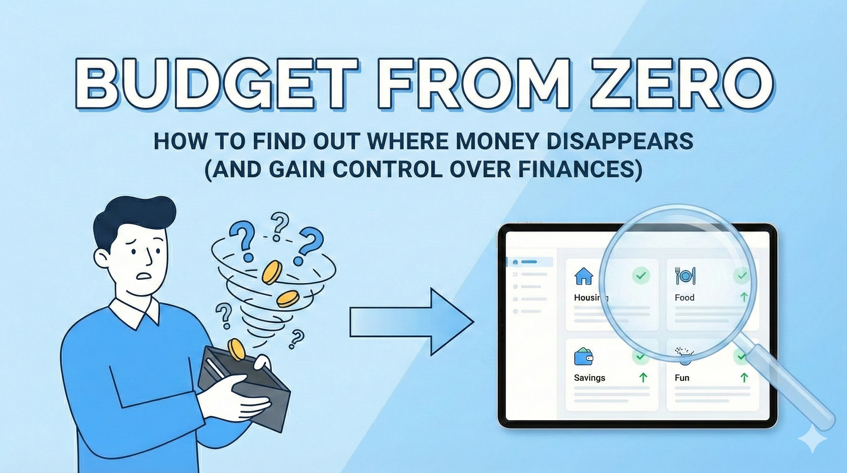 Budget From Zero: How to Find Out Where Your Money Goes (And Take Control of Your Finances)