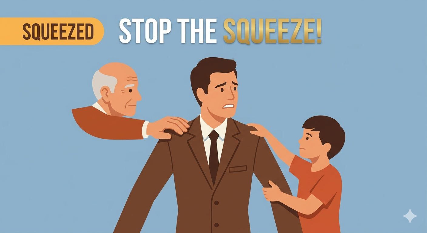 The Sandwich Generation Squeeze: How to Save for Your Future While Caring for Kids and Aging Parents in 2026