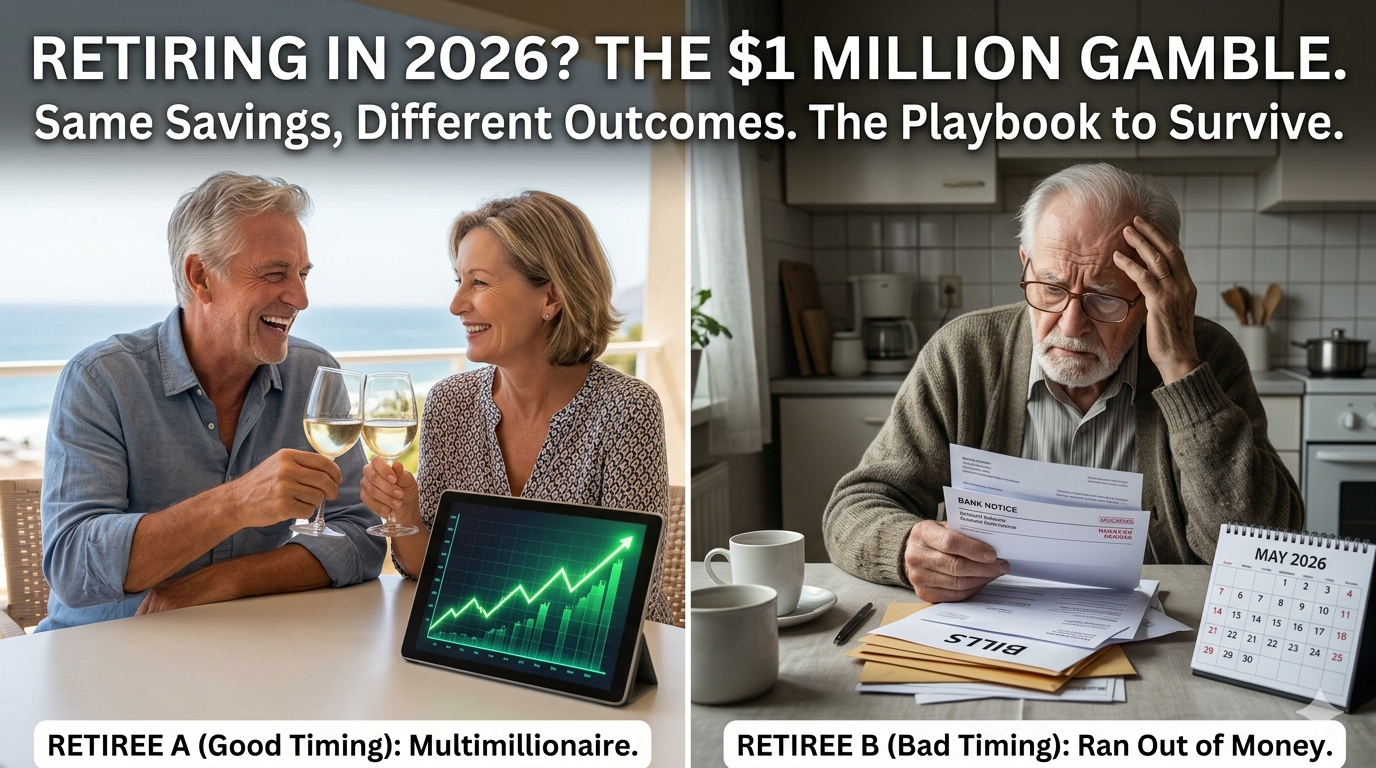 Sequence of Returns Risk in 2026: Why Retiring Into This Market Could Cost You 27 Years (And the Playbook to Avoid It)