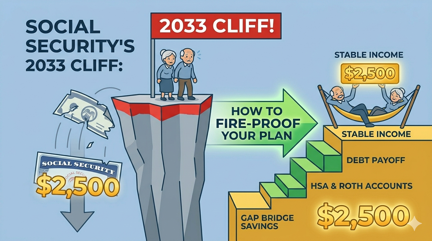 Social Security's 2033 Cliff: How to FIRE-Proof Your Plan Before the 23% Cut Hits